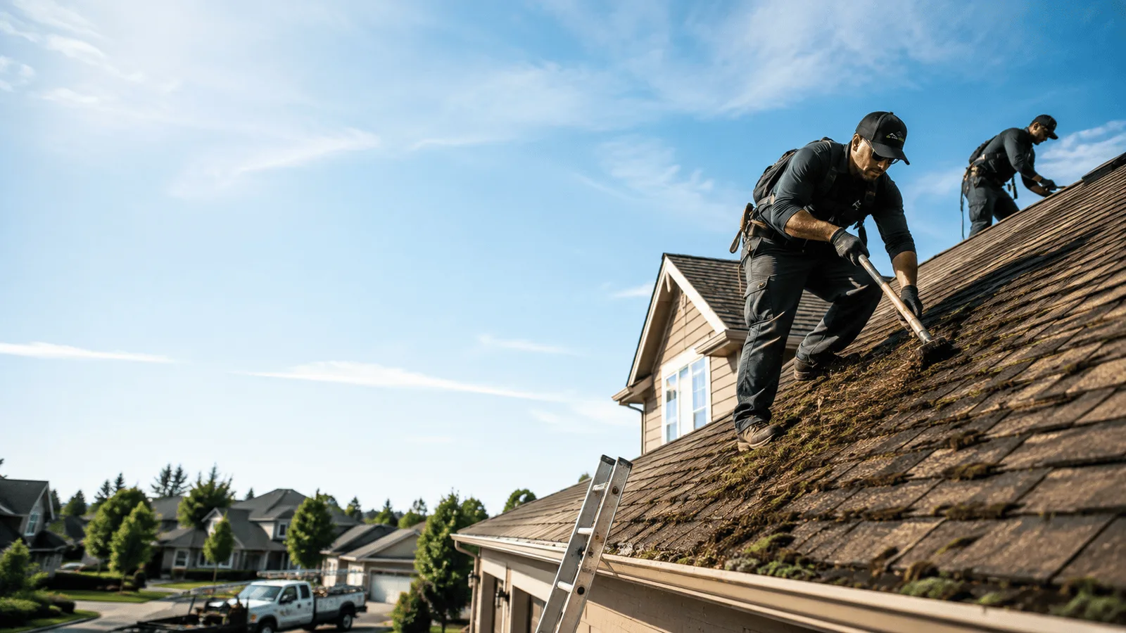 Roof Moss Removal in Sproul, PA near me